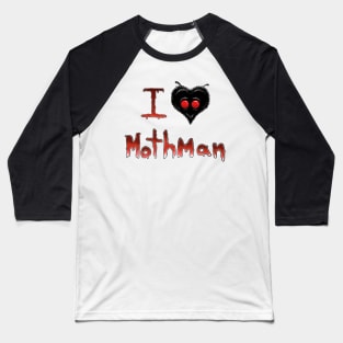 I (heart) Mothman Baseball T-Shirt